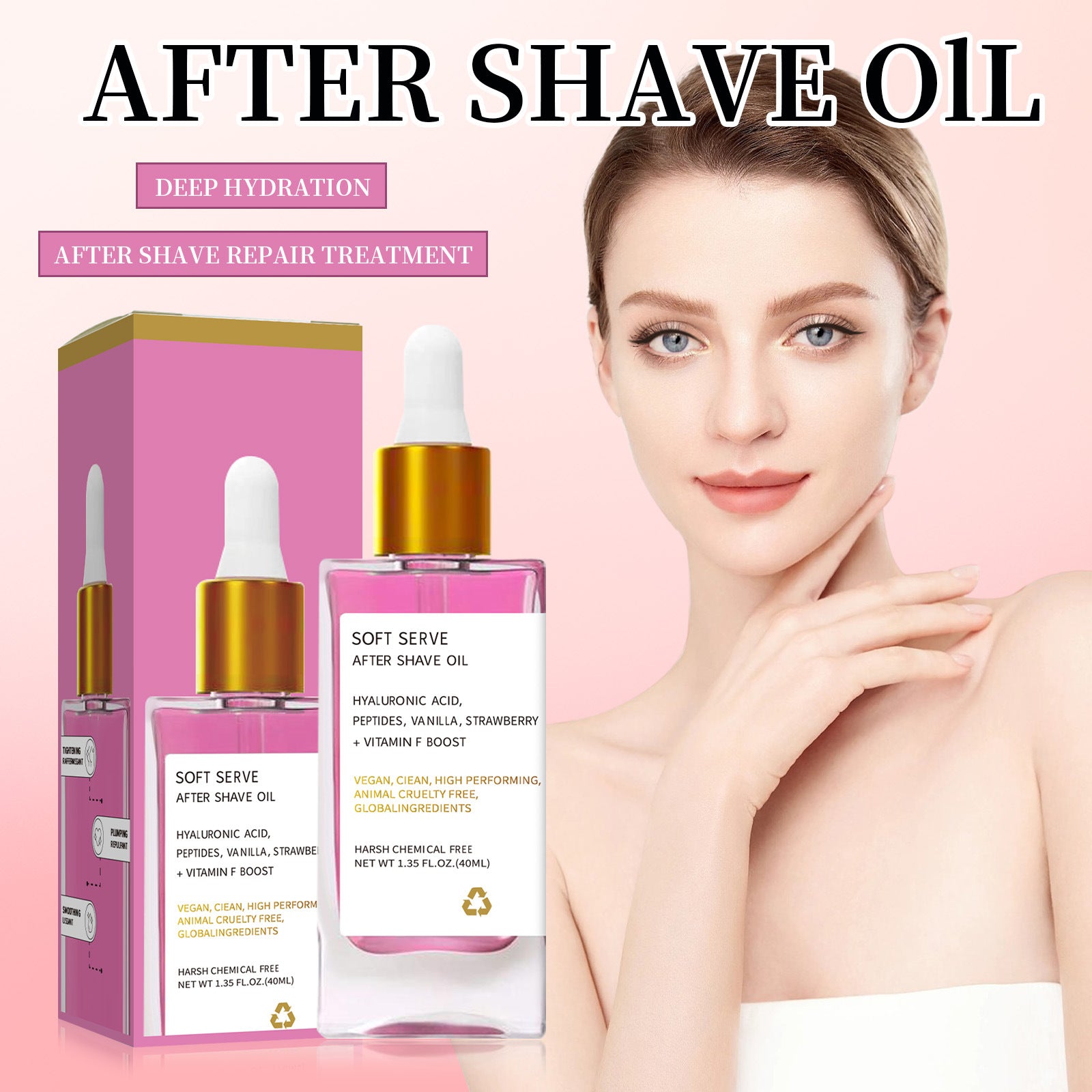 Skin Care Deep Moisturizing Oil After Hair Removal
